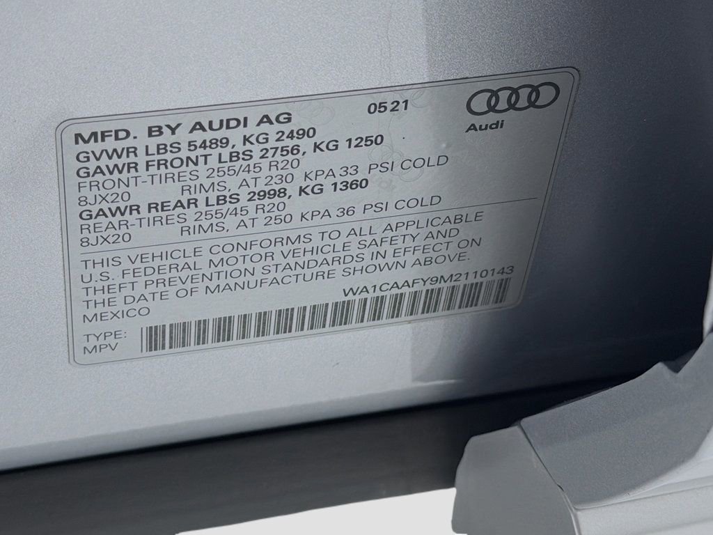Used 2021 Audi Q5 Prestige w/ Prestige Package AWD/4WD image 34