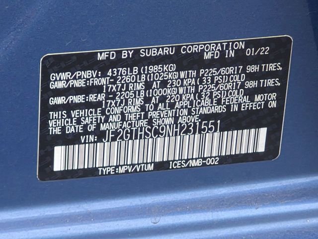 Used 2022 Subaru Crosstrek 2.5i Sport w/ Moonroof Package AWD/4WD image 24