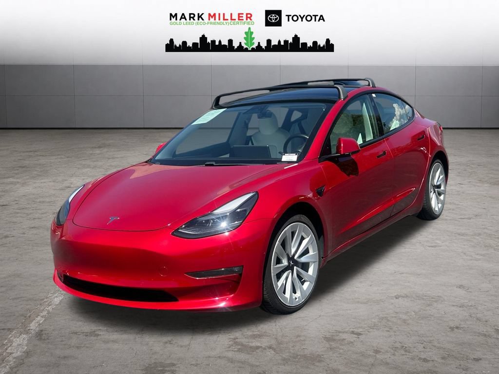 Used 2021 Tesla Model 3 Long Range AWD/4WD image 1