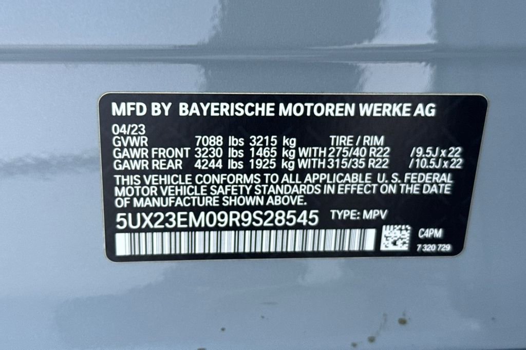 Used 2024 BMW X7 xDrive40i w/ M Sport Package AWD/4WD image 36