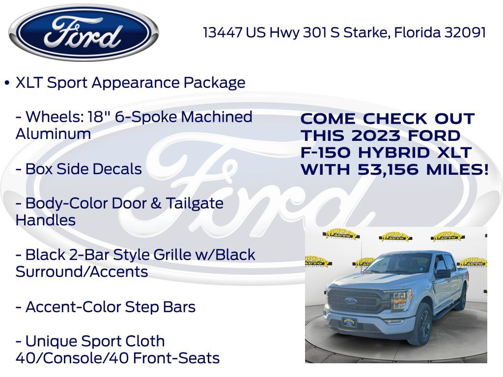Certified 2023 Ford F150 XLT w/ Equipment Group 302A High AWD/4WD image 32