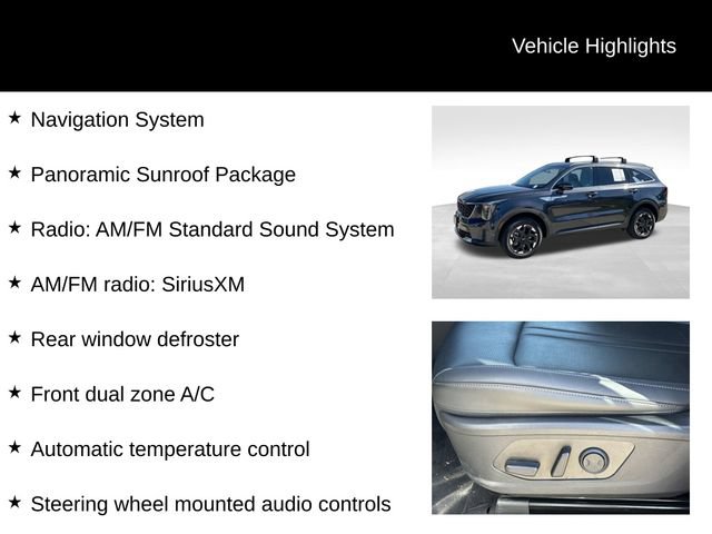 Certified 2025 Kia Sorento S w/ Panoramic Sunroof Package AWD/4WD image 8
