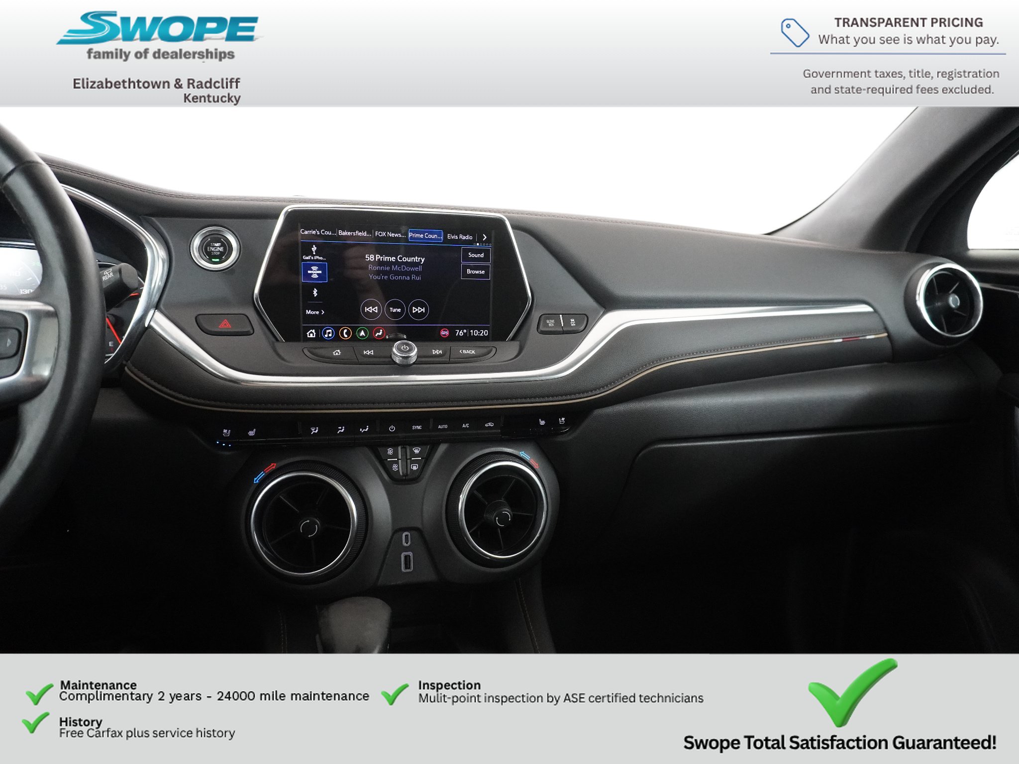 Used 2019 Chevrolet Blazer Premier w/ Sun and Wheels Package FWD image 19
