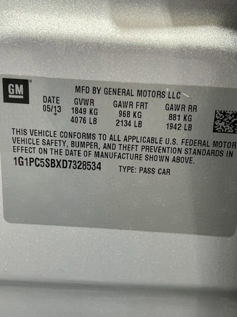 Used 2013 Chevrolet Cruze LT FWD image 8