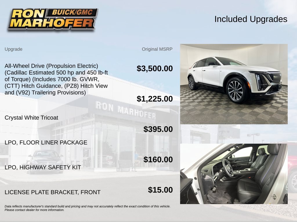 Used 2024 Cadillac Lyriq Sport w/ LPO, Floor Liner Package AWD/4WD image 6