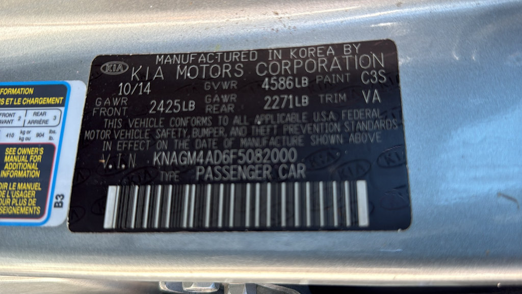 Used 2015 Kia Optima LX FWD image 42