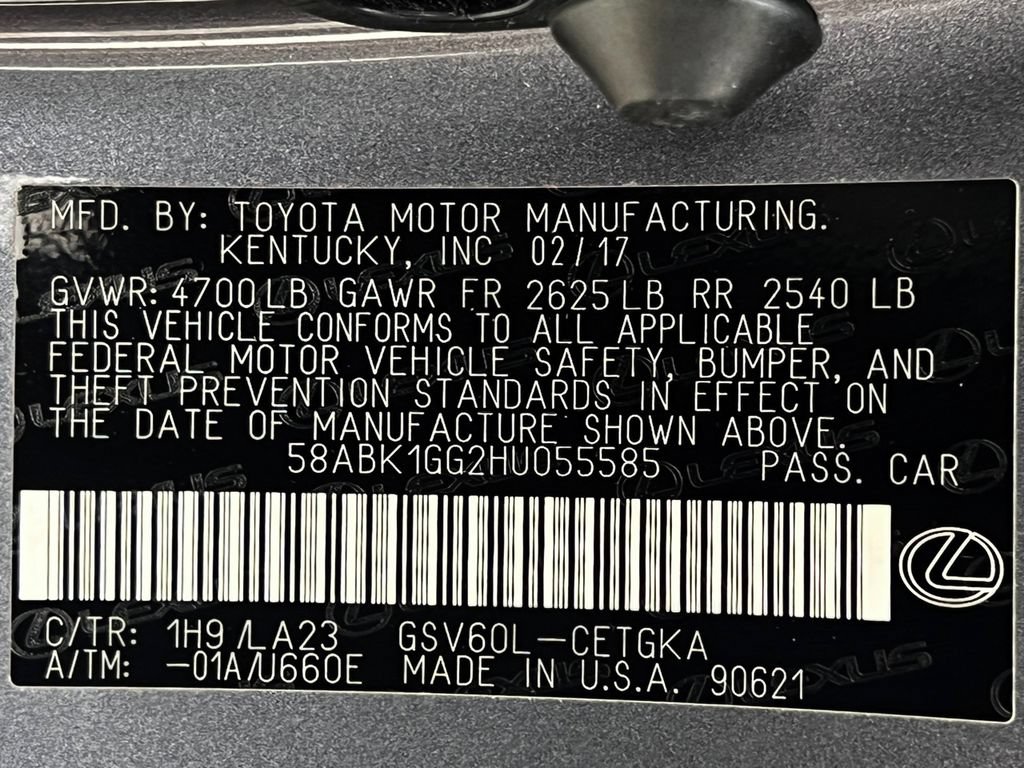 Used 2017 Lexus ES 350 w/ Premium Package FWD image 23