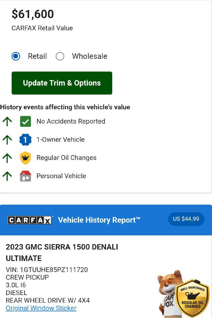 Used 2023 GMC Sierra 1500 Denali Ultimate image 2