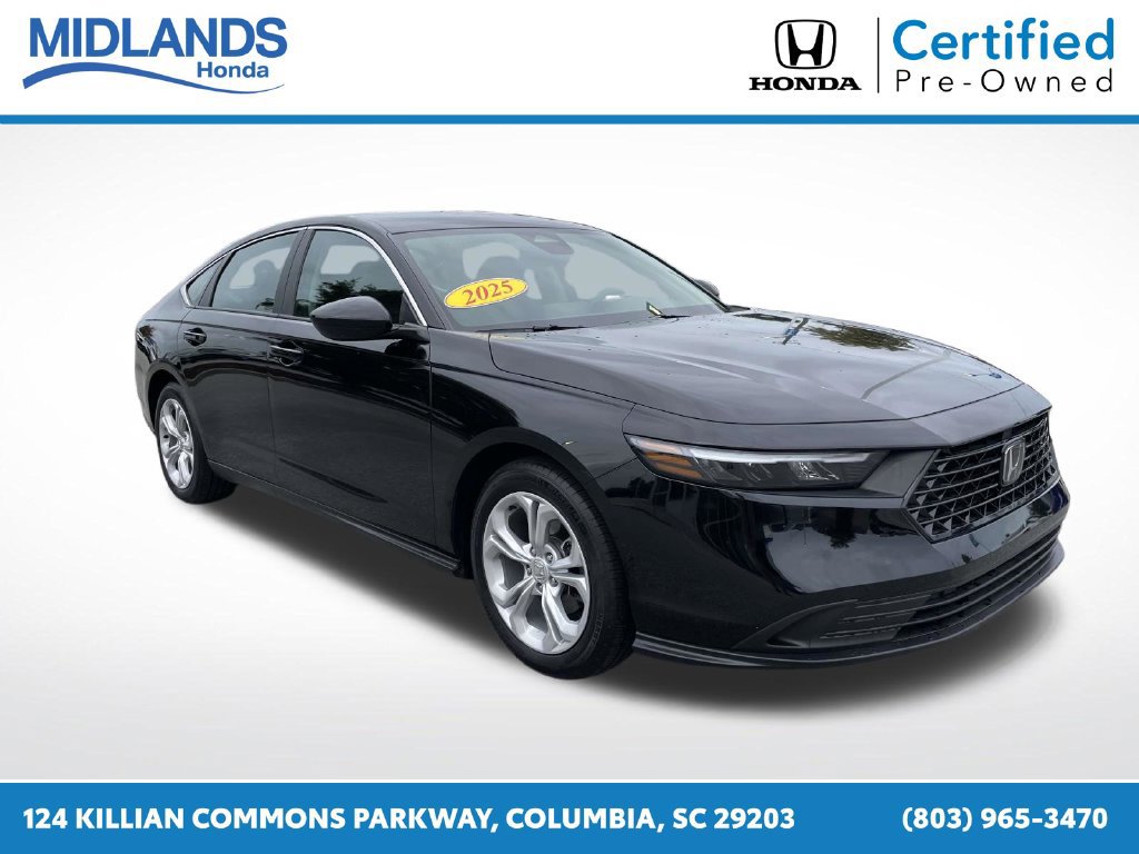 Certified 2025 Honda Accord LX