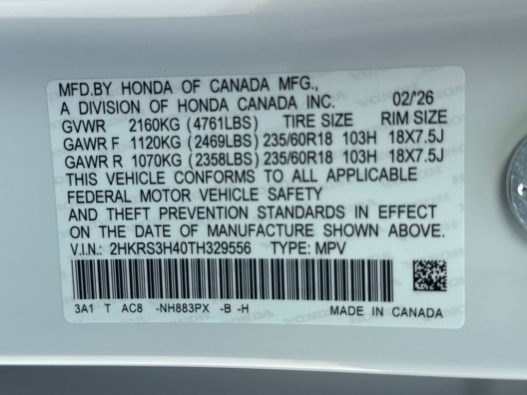 New 2026 Honda CR-V EX image 28