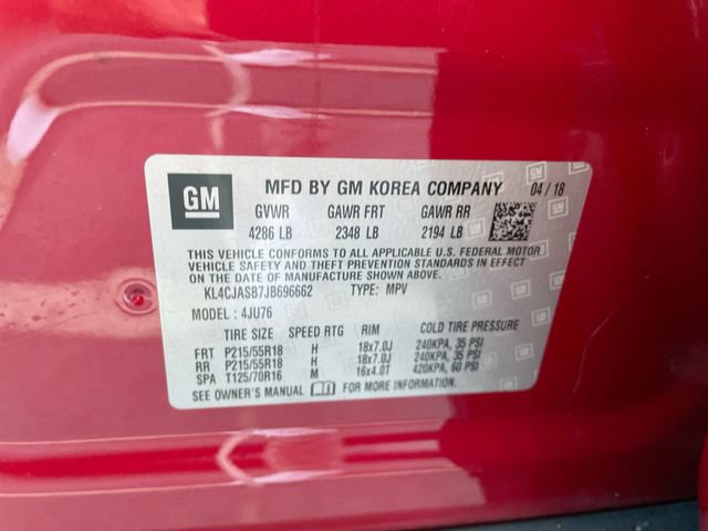 Certified 2018 Buick Encore Preferred FWD image 26