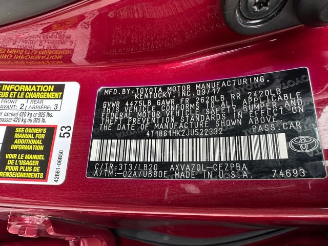 Used 2018 Toyota Camry XSE image 41