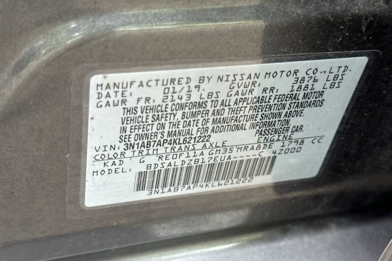 Used 2019 Nissan Sentra SV FWD image 28