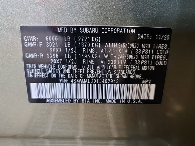 New 2026 Subaru Ascent Bronze Edition image 32