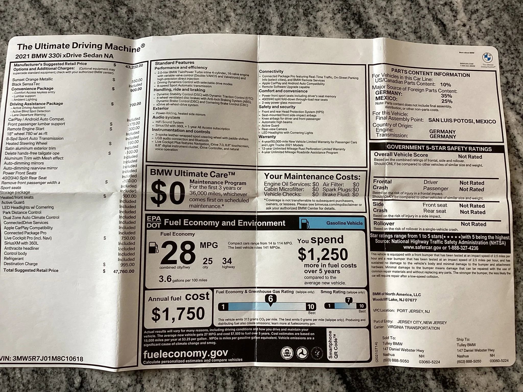 Used 2021 BMW 330i xDrive Sedan w/ Convenience Package AWD/4WD image 25