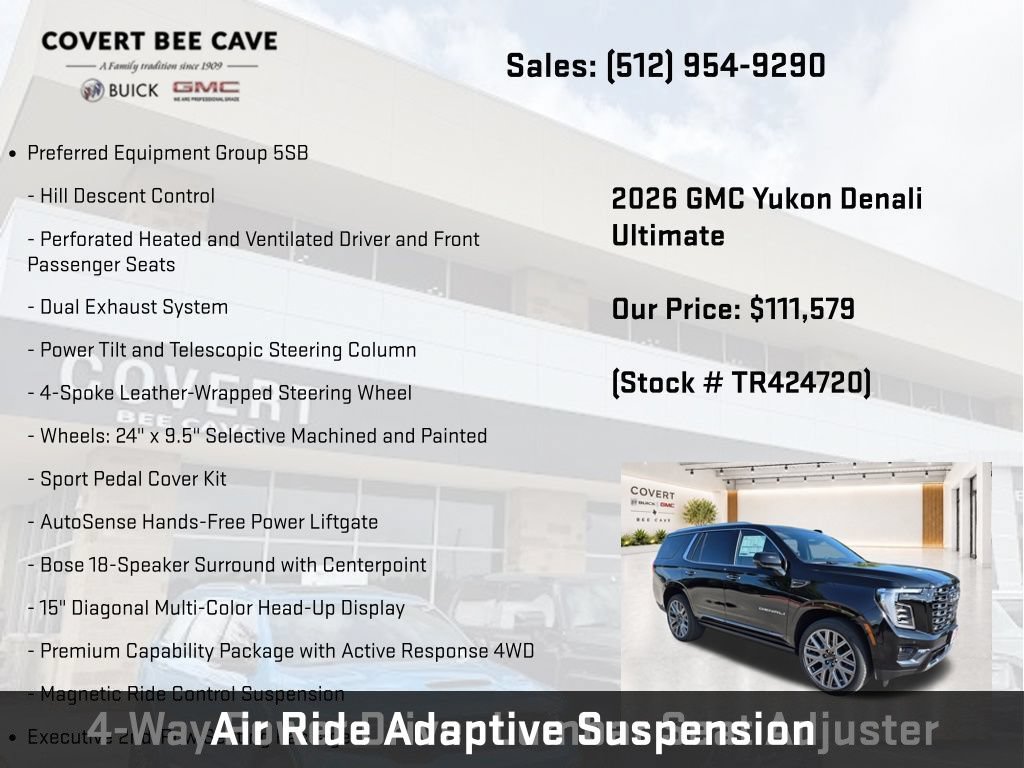 New 2026 GMC Yukon Denali Ultimate AWD/4WD image 18
