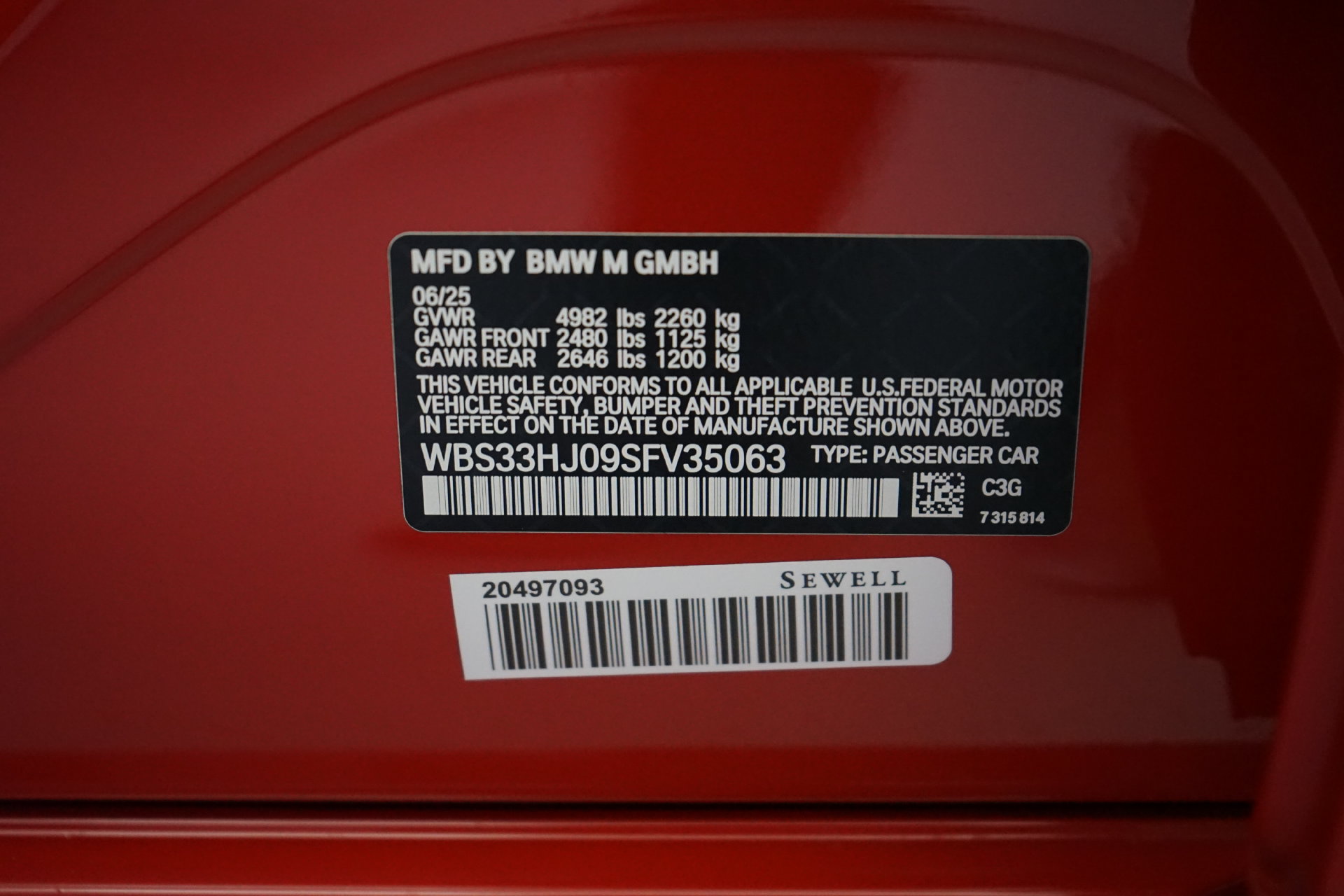 Used 2025 BMW M3 Competition w/ Executive Package AWD/4WD image 34