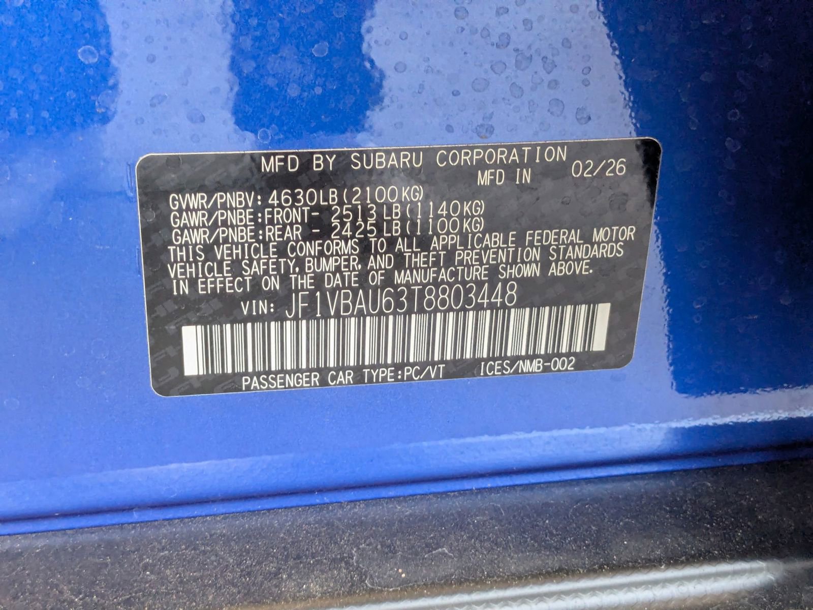 New 2026 Subaru WRX GT AWD/4WD image 15