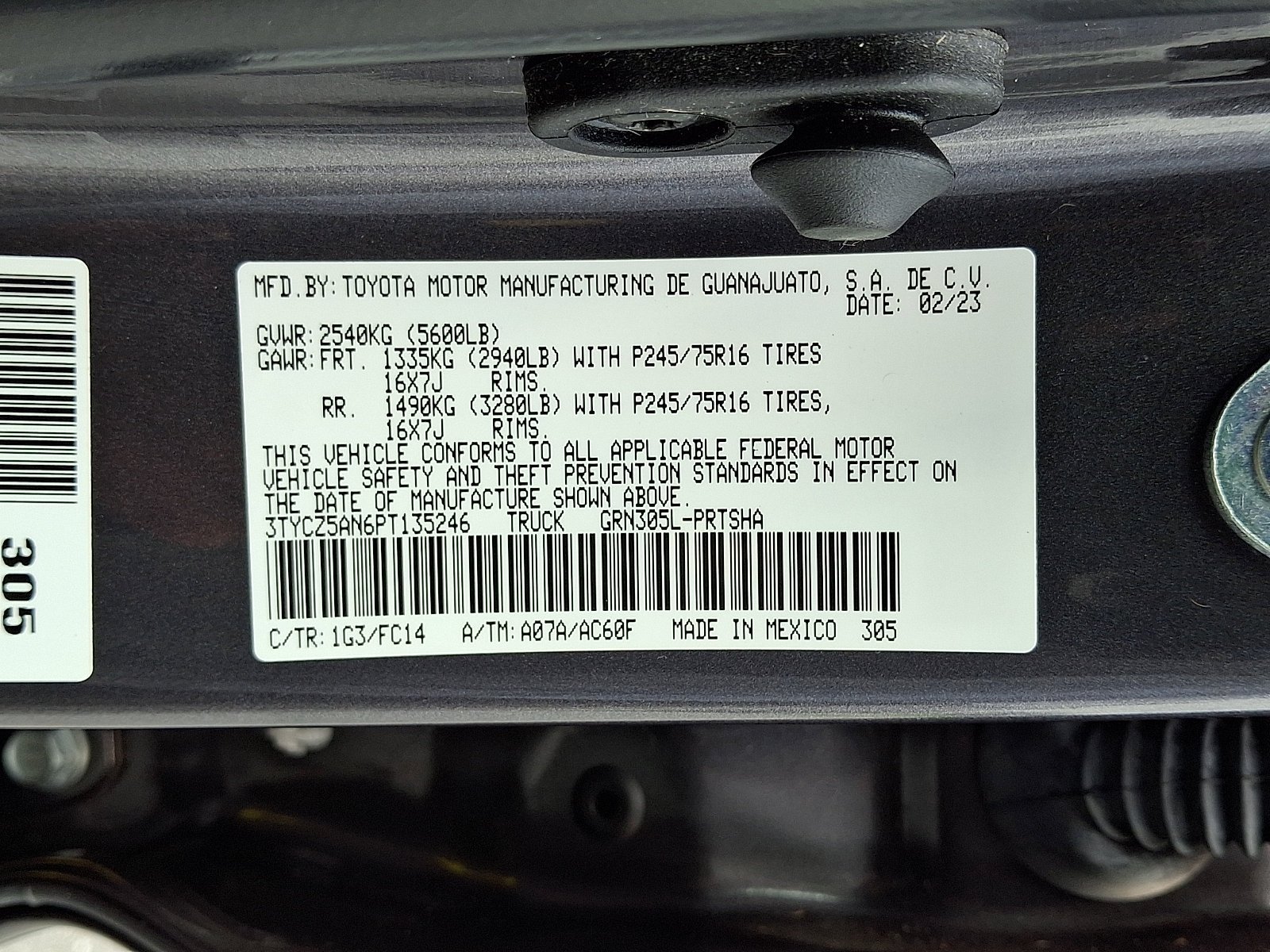 Certified 2023 Toyota Tacoma SR5 AWD/4WD image 25