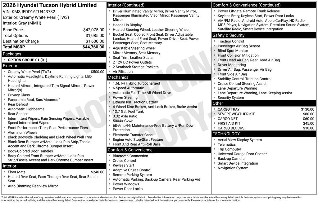 New 2026 Hyundai Tucson Limited image 6