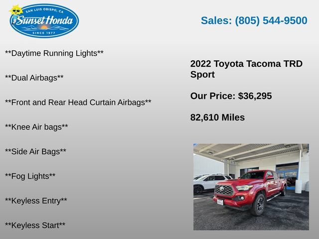 Used 2022 Toyota Tacoma TRD Sport w/ Technology Package AWD/4WD image 10