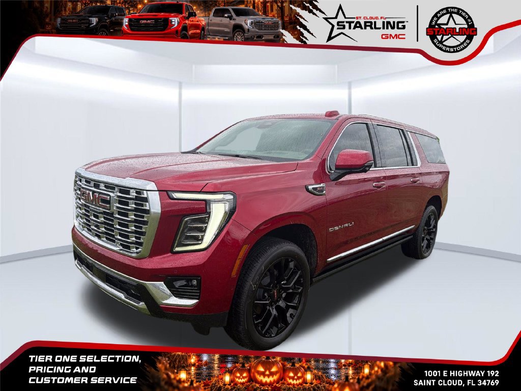 New 2026 GMC Yukon XL Denali w/ Sun & Power Step Package AWD/4WD 360° Tour