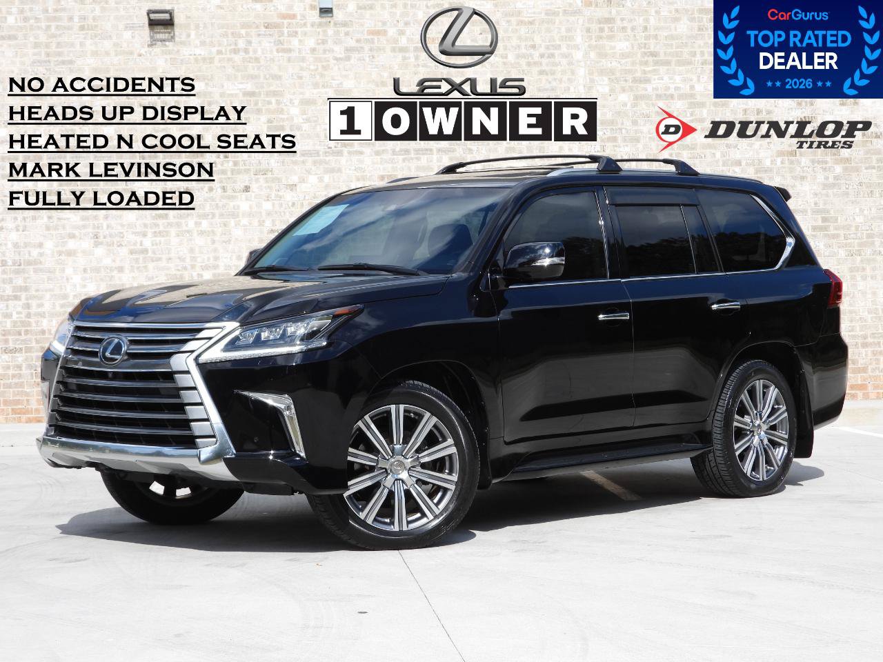 Used 2016 Lexus LX 570 4WD w/ 3rd Row & Luxury Pkg