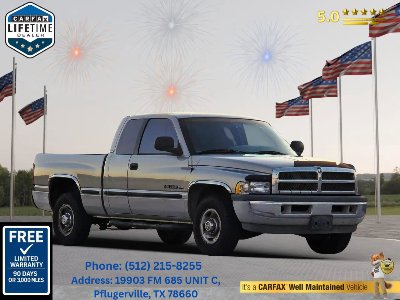 Used 1998 Dodge Ram 2500 Truck 2WD Quad Cab image 1