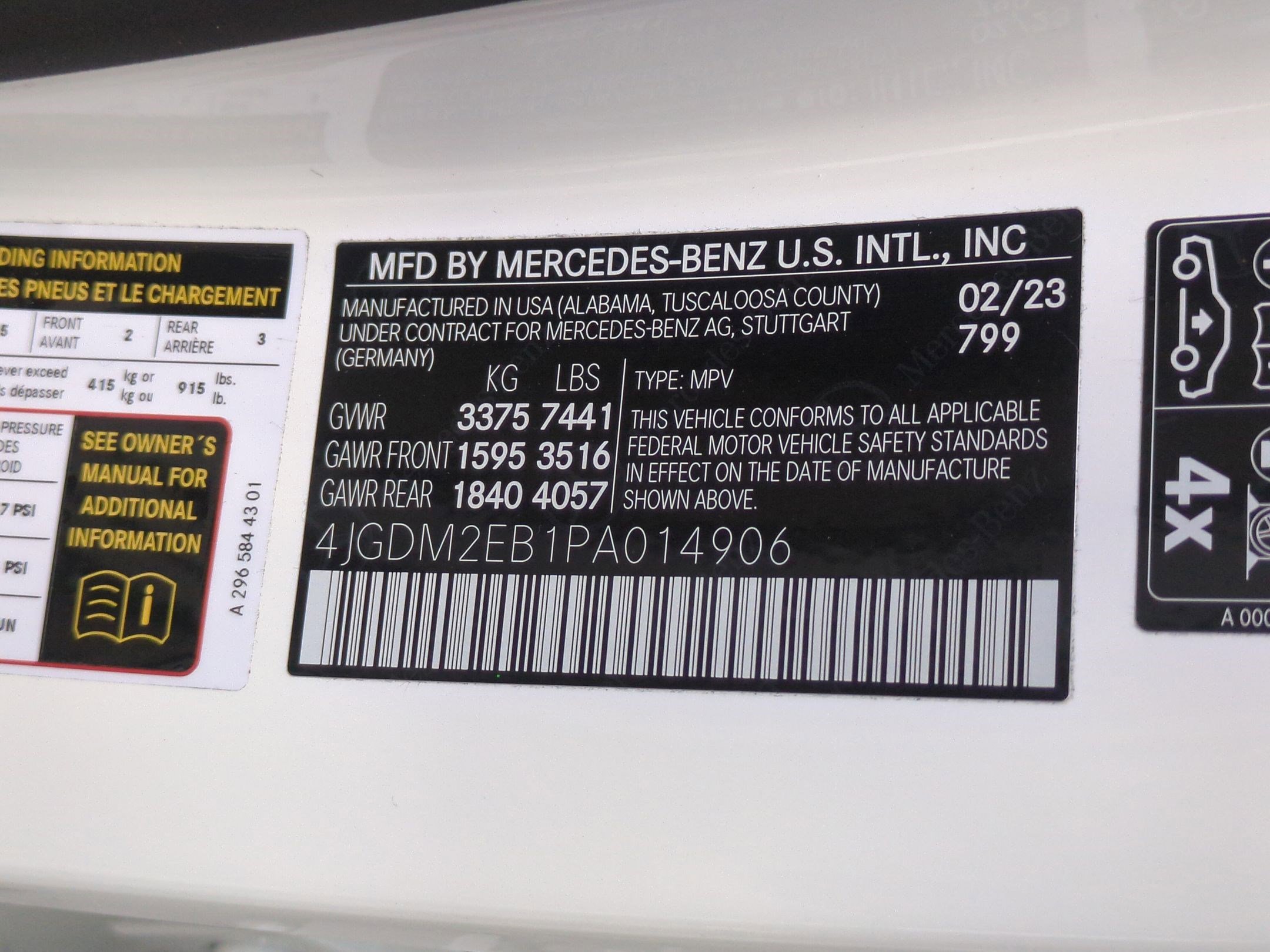 Used 2023 Mercedes-Benz EQS 450+ 4MATIC SUV image 33