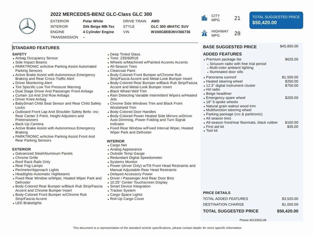 Used 2022 Mercedes-Benz GLC 300 GLC 300 image 8