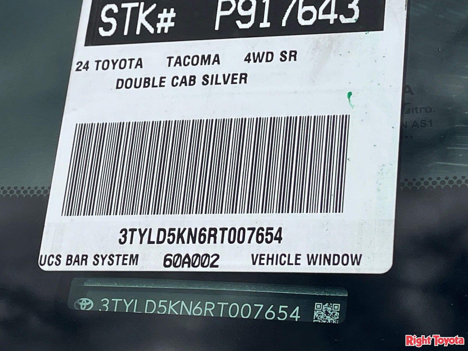 Certified 2024 Toyota Tacoma SR w/ SR Upgrade Package AWD/4WD image 34