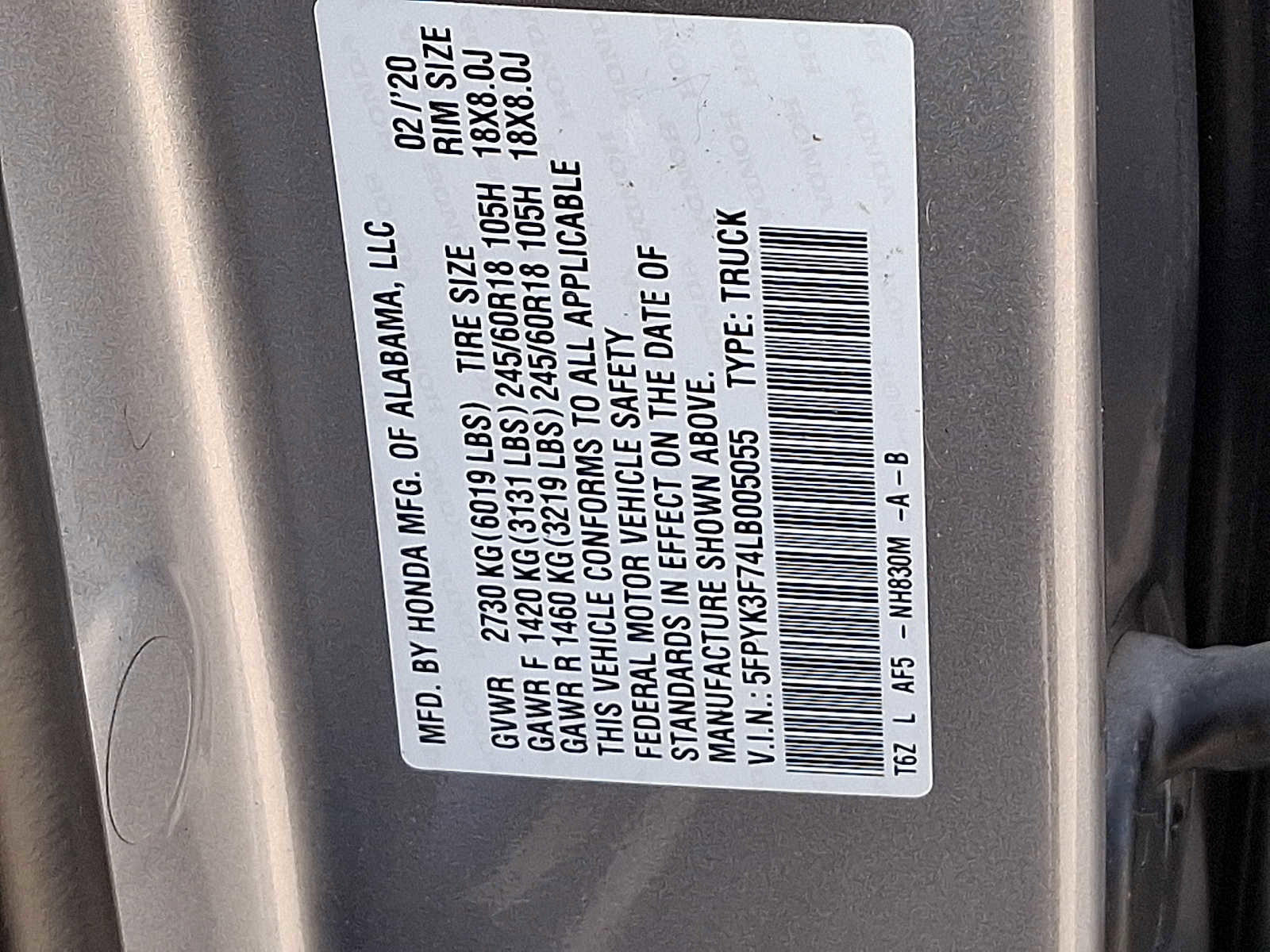 Used 2020 Honda Ridgeline RTL-E image 26