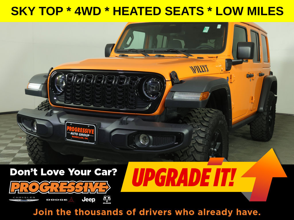 Certified 2025 Jeep Wrangler Unlimited Sport S 4xe AWD/4WD image 1