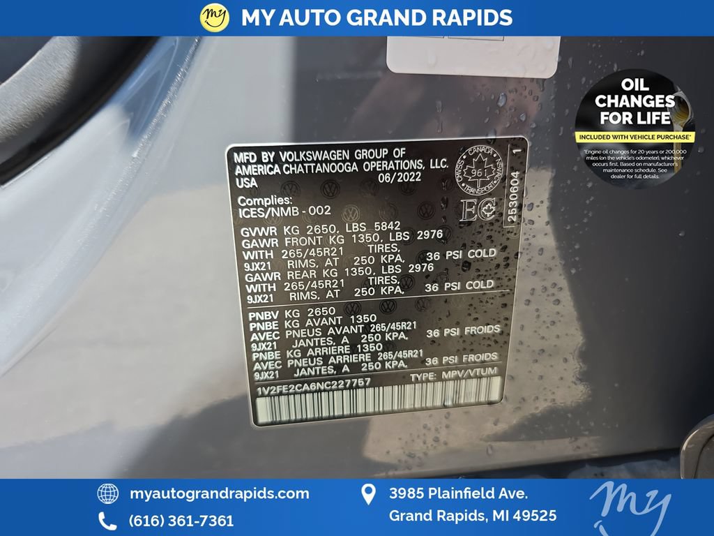 Used 2022 Volkswagen Atlas Cross Sport SEL Premium R-Line AWD/4WD image 42