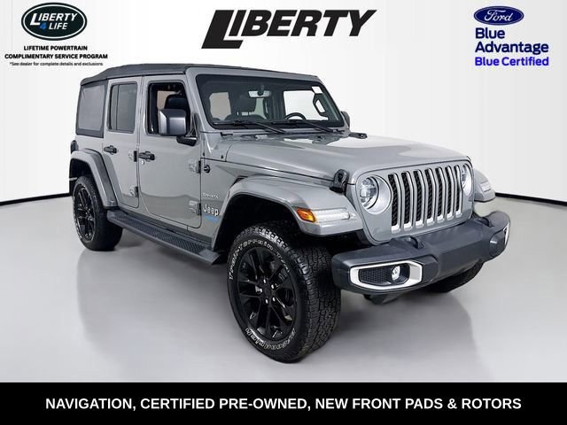 Used 2021 Jeep Wrangler Unlimited Sahara w/ Cold Weather Group image 1