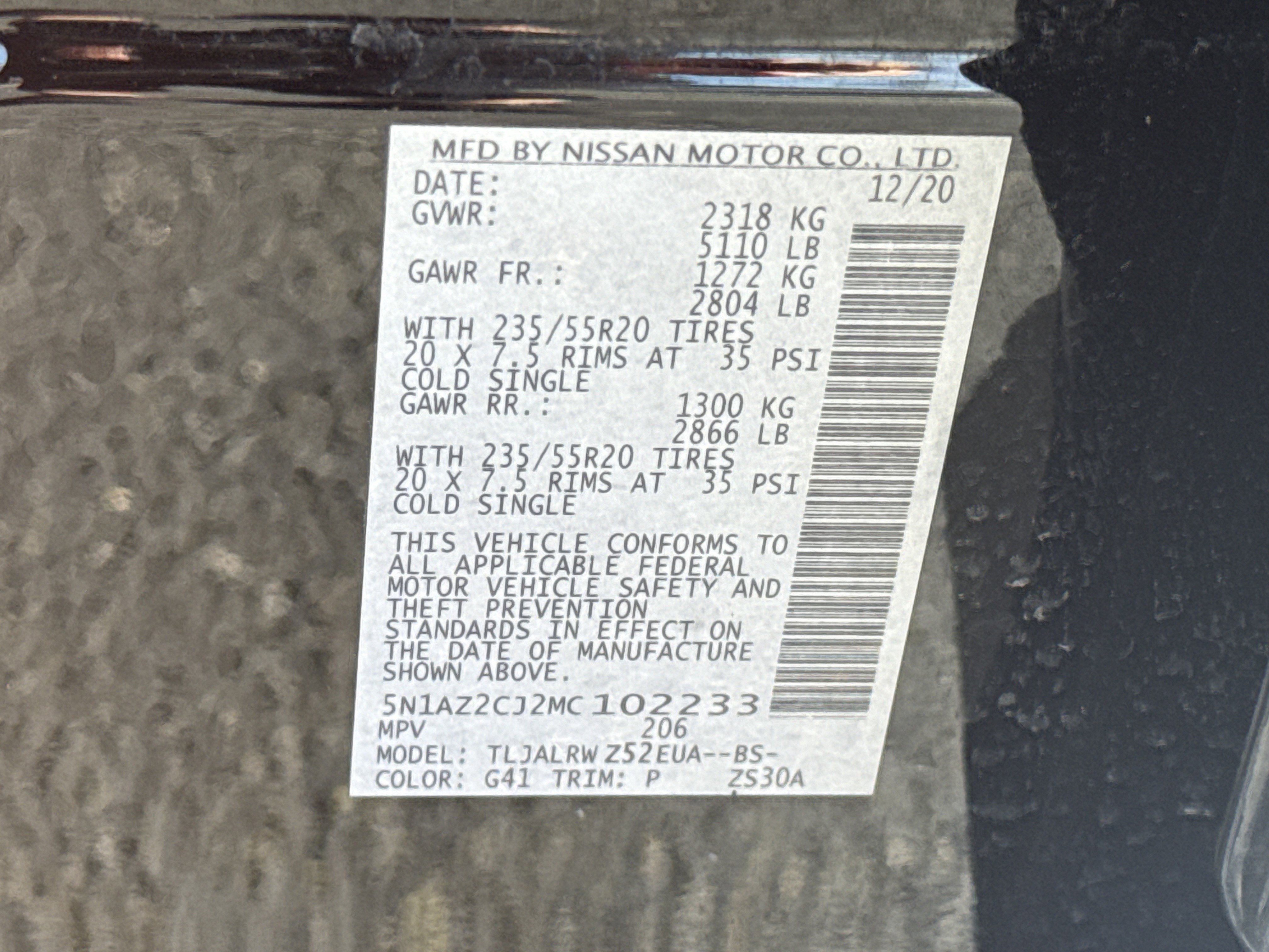 Used 2021 Nissan Murano SL w/ SL Moonroof Package image 35