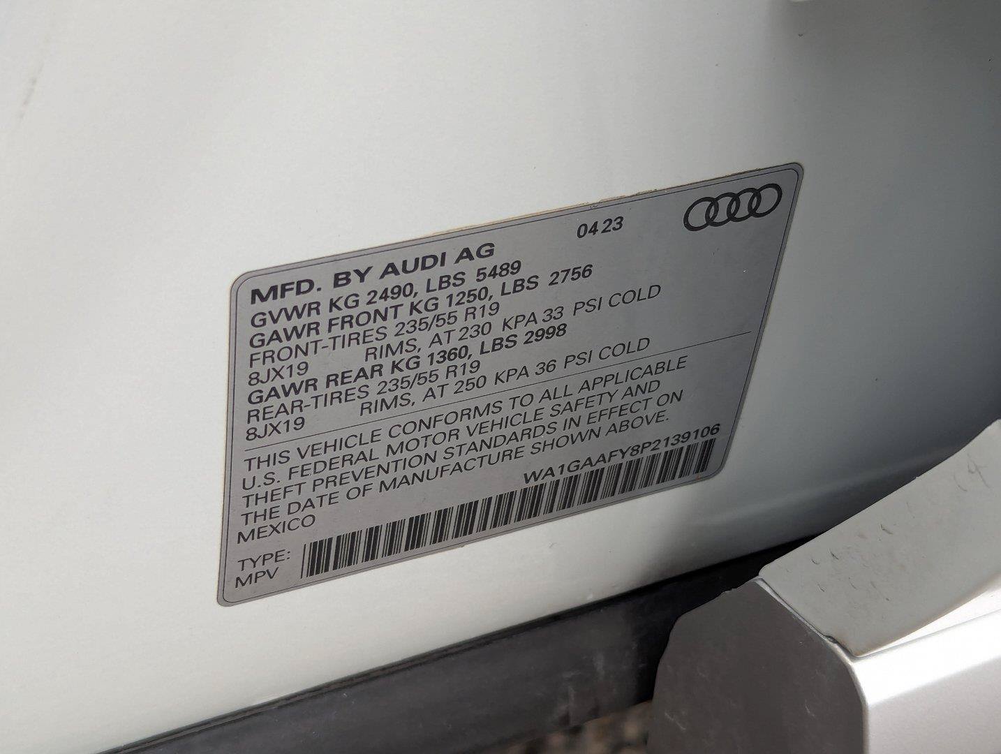 Used 2023 Audi Q5 2.0T Premium w/ Convenience Package AWD/4WD image 43