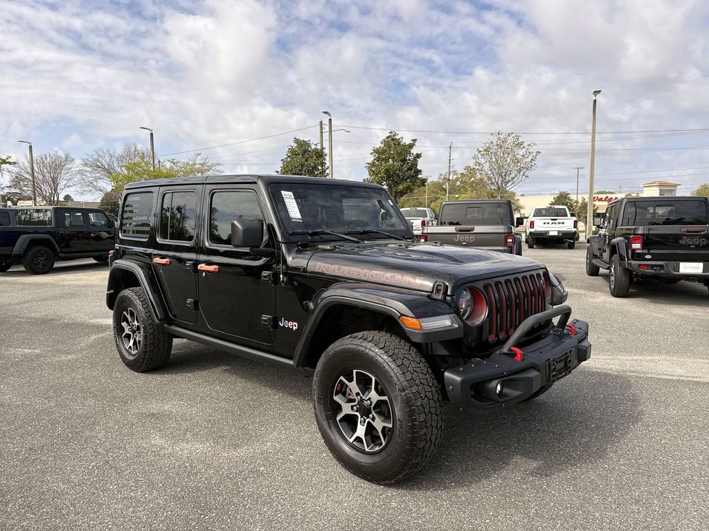 Used 2021 Jeep Wrangler Unlimited Rubicon w/ Steel Bumper Group image 1