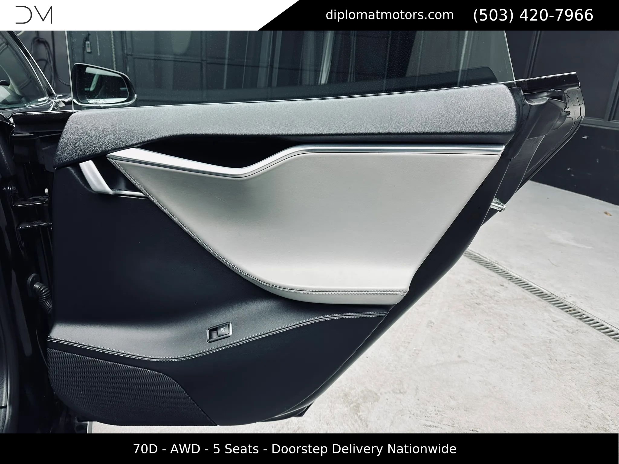 Used 2015 Tesla Model S 70D AWD/4WD image 27