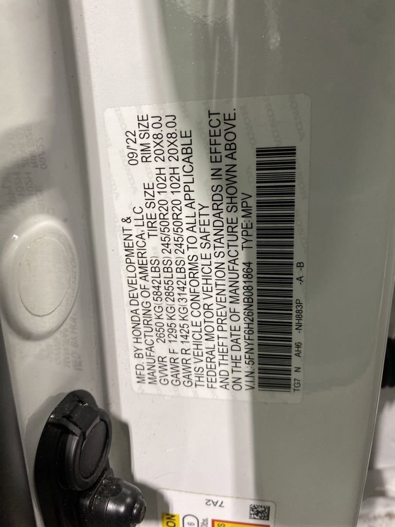 Certified 2022 Honda Pilot Special Edition image 18