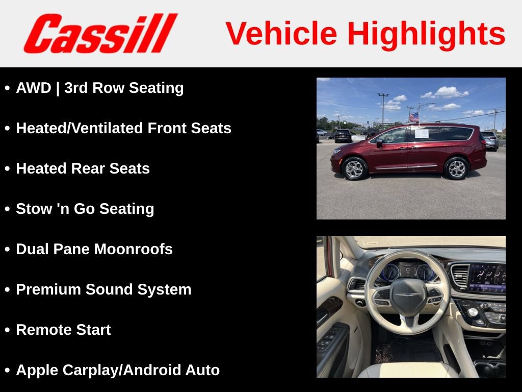 Used 2021 Chrysler Pacifica Limited w/ Premium & Safety Sphere Group AWD/4WD image 7