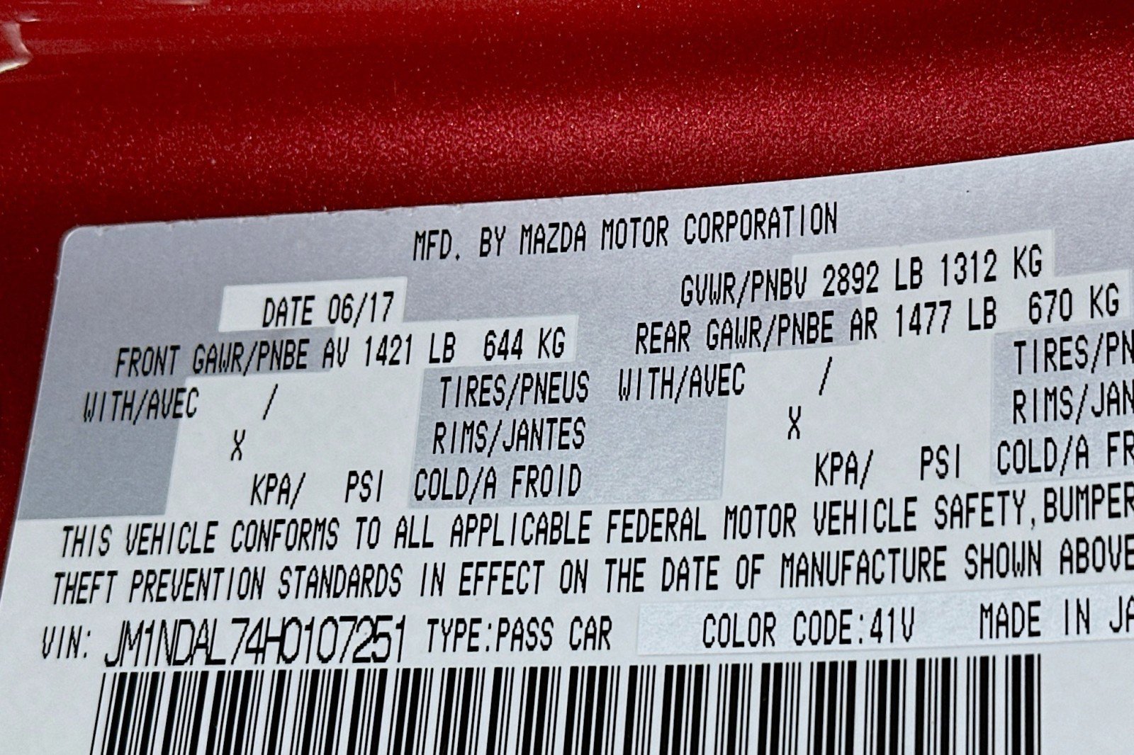 Used 2017 MAZDA MX-5 Miata RF Club image 23