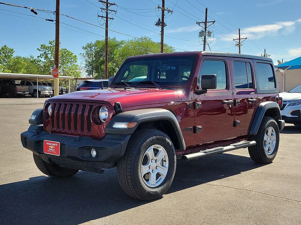 Used 2021 Jeep Wrangler Unlimited Sport AWD/4WD image 1