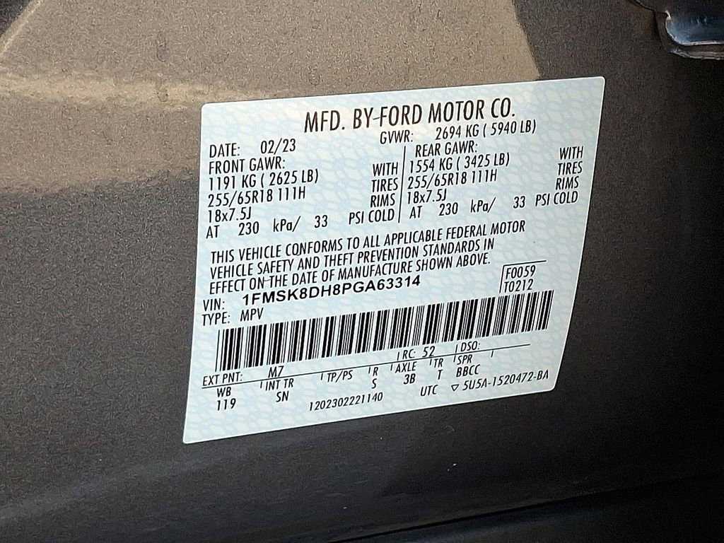 Certified 2023 Ford Explorer XLT w/ Equipment Group 202A image 29