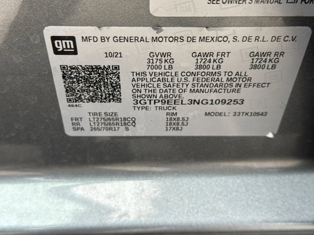 Used 2022 GMC Sierra 1500 AT4 w/ AT4 Premium Package image 35