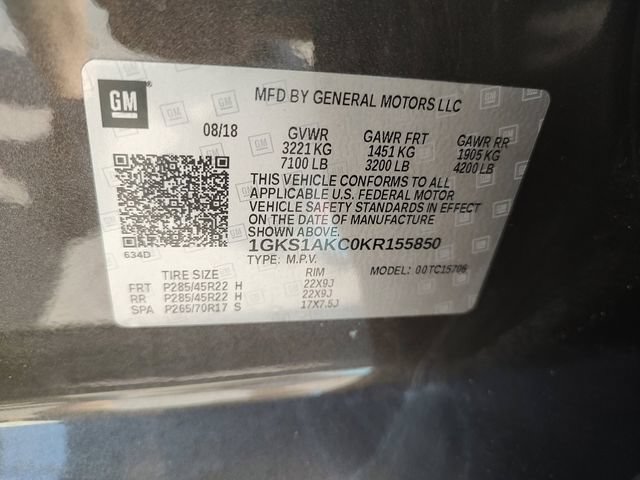 Used 2019 GMC Yukon SLE w/ Convenience Package RWD image 32