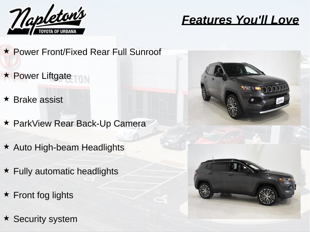 Used 2023 Jeep Compass Limited w/ Sun and Sound Group AWD/4WD image 19