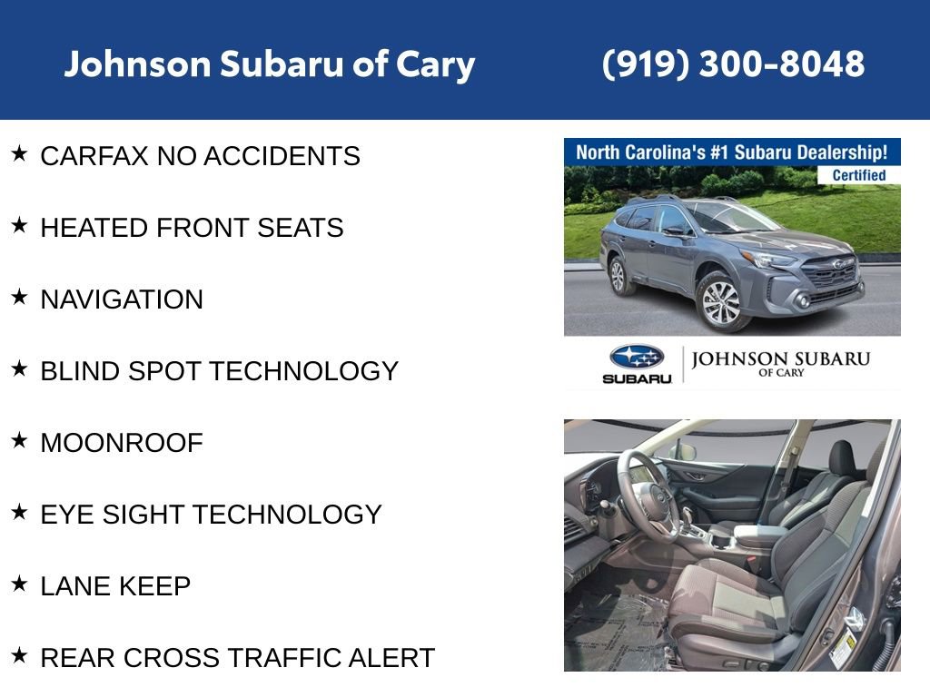 Certified 2025 Subaru Outback Premium w/ Popular Package #1A image 6