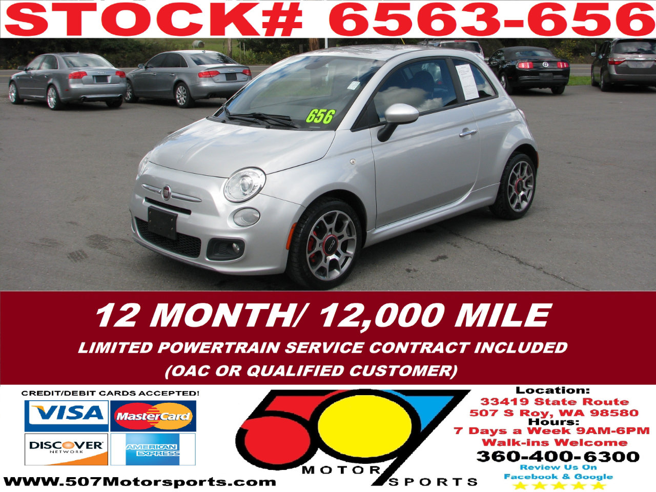 Used 2013 FIAT 500 Sport image 2