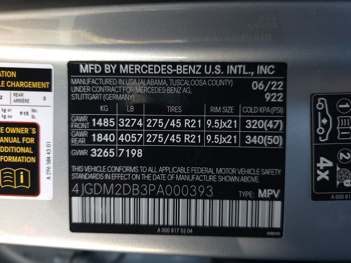 Used 2023 Mercedes-Benz EQS 450+ SUV image 85